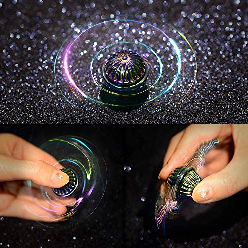Snitch Fidget Spinner Metal Toy for Kids & Adults - Cool Magic Wizardly World Orb Finger Hand Spinner Toys Fidgets - Best Gift for Sensory Anti Anxiety Stress Relief, Quiet Desk Toys