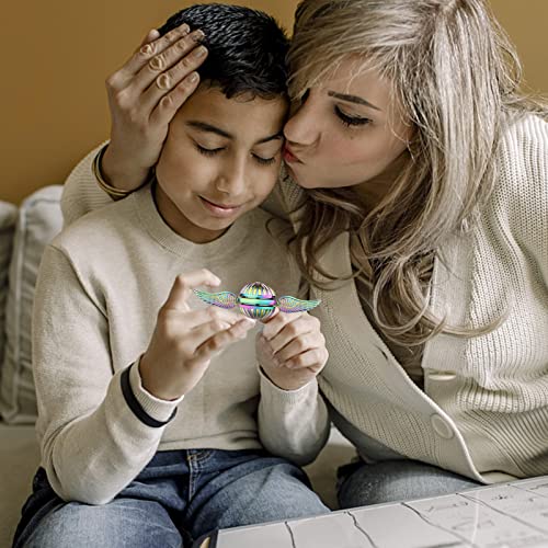 Snitch Fidget Spinner Metal Toy for Kids & Adults - Cool Magic Wizardly World Orb Finger Hand Spinner Toys Fidgets - Best Gift for Sensory Anti Anxiety Stress Relief, Quiet Desk Toys