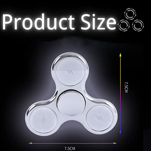 Yeefunjoy Led Light Sensory Toy, Fidget Toys, Stress Relief Anti-Anxiety Top Toy, 18 Changes Pattern Fast Finger Toys, Brain Development Toy, Birthday Party Gift For kids & Adults ADD ADHD