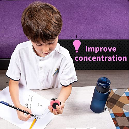 Yeefunjoy Fidget Toy Cube Toy Finger Toy, Fidget Toy Stress Relief and Anti-anxiety Toy With 6 Different Sides, Children Desk Toy Relieve Toy Office Classroom Toy Gift for Adults & Kids (pink)