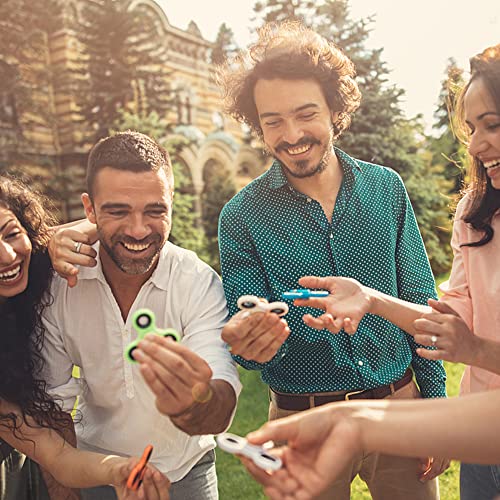 Fidget Spinner Bulk 10 Pack, Hand Fidget Spinner Toys for Teens Adults, Sensory Finger Toys Set for Kids, Gifts for Birthday Party Favors Stress Relief Reducer Anit Anxiety