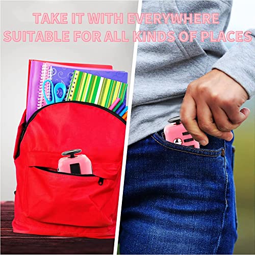 Yeefunjoy Fidget Toy Cube Toy Finger Toy, Fidget Toy Stress Relief and Anti-anxiety Toy With 6 Different Sides, Children Desk Toy Relieve Toy Office Classroom Toy Gift for Adults & Kids (pink)