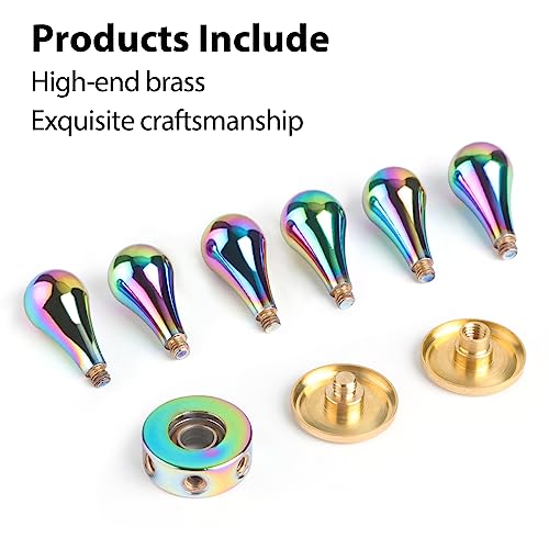 Vofolen Fidget Spinner Finger Hand Spinner Fidget Toy Durable Fast Bearing Precision Metal Fidget Spinners Novelty Toys Used to Relieve Stress Anxiety ADHD Party Favors Gifts For Kids Adult -Colorful