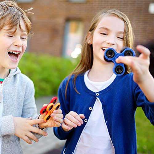 Fidget Spinner Bulk 10 Pack, Hand Fidget Spinner Toys for Teens Adults, Sensory Finger Toys Set for Kids, Gifts for Birthday Party Favors Stress Relief Reducer Anit Anxiety