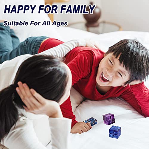 Haiky Infinity Cube Mini Hand Held Finger Fidget Puzzle Toys Stress Anxiety Relief for Adults Kids ADD ADHD Good Gift Killing Time and Fun Magic (Dinosaur)