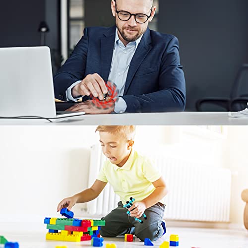 3pcs Transformable Fidget Spinner Toy, Hand Finger Spinner Creative Fingertip Mechanical Gyro for Kids Adults, Funny DIY Fingertip Spin Top Toys, All Ages Sensory Fidget Toys