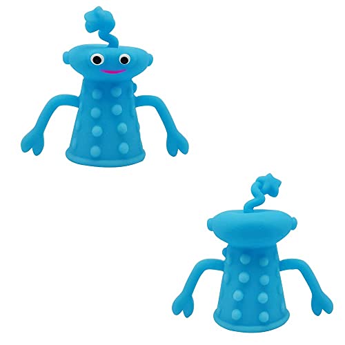 mciskin Monster Finger Puppets,Monster Stretchy Finger Puppets Fidget Toys,Soft Rubber Finger Doll Toys,Halloween Party Favors Finger Role Playing Toys for Kids Goody Bag Filler(8Pcs/Random Color)