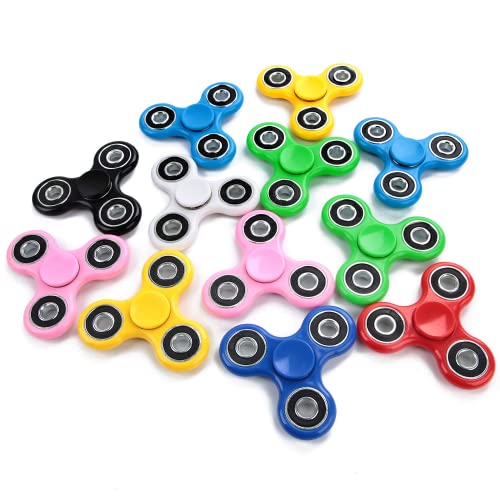 SCIONE Fidget Spinners, Bulk Toys 25 Pack Fidget Spinners Gifts for Adults and Kids, Prize for Kids Classroom,Party Favors for Kids,Stress Anxiety ADHD Relief Fidgets Toy, Finger Hand Spinner Toys