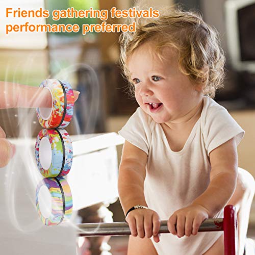 Aionly Magnetic Rings Fidget Toys,Fidget Spinners Magnets for kids,Stress Relief Fidget Rings for Anxiety,Squid Finger Game Advent Calendar Stress Toys Funny Novelty (blue)