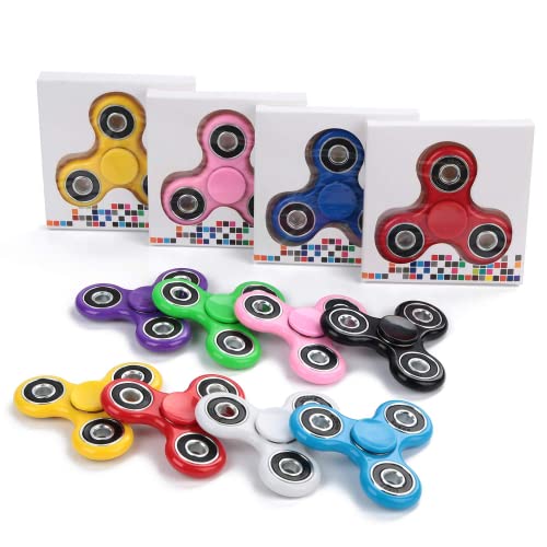 SCIONE Fidget Spinners, Bulk Toys 25 Pack Fidget Spinners Gifts for Adults and Kids, Prize for Kids Classroom,Party Favors for Kids,Stress Anxiety ADHD Relief Fidgets Toy, Finger Hand Spinner Toys