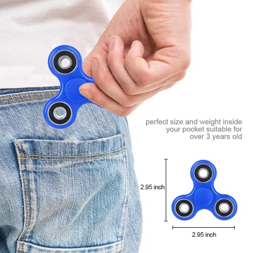 SCIONE Fidget Spinners, Bulk Toys 25 Pack Fidget Spinners Gifts for Adults and Kids, Prize for Kids Classroom,Party Favors for Kids,Stress Anxiety ADHD Relief Fidgets Toy, Finger Hand Spinner Toys