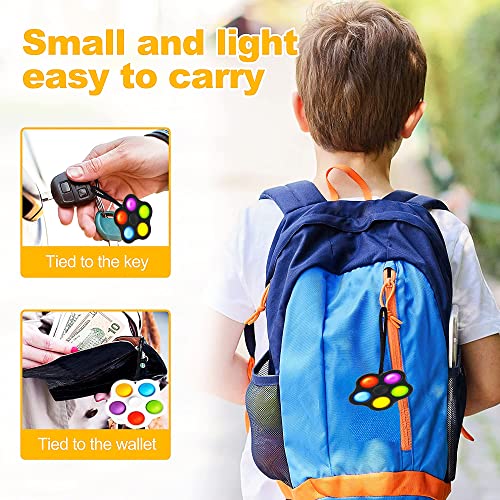 Steemjoey 2 Pack Pop Fidget Toy, Mini Bubble Fidget Popper Stress Toys, Push Poppers Bubble Pop Hand Finger Toy Set, Party Favor Sensory Fidget Pack Bulk Kit Box Kids Adults