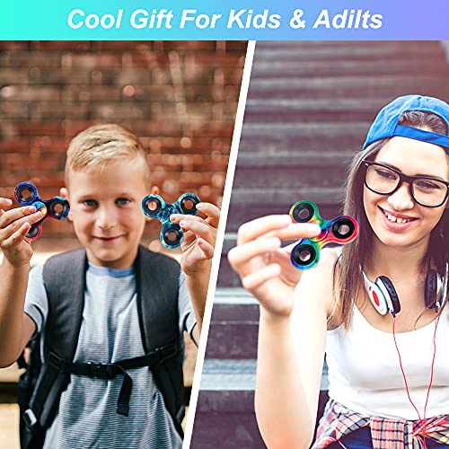 Fidget Toys 12 Pack,Fidget Spinners Pack for Kids Adults, Sensory Fidget Toys Packs, Anxiety Toys Stress Relief, Fidgets Best Hand Spinner Finger Bearing Trispinner Toy