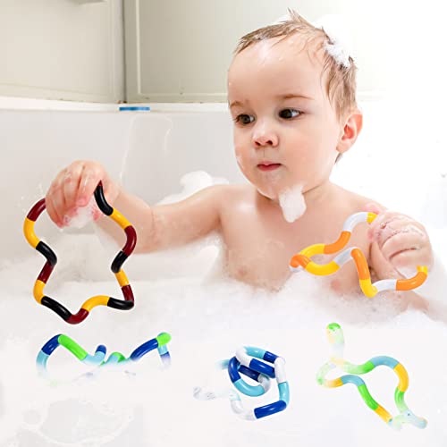 Tangle Fidget Toy, Twisting Sensory Toy, Hand-Eye Coordination Toy, Anxiety, Stress Relief Fidget Finger Toys for Kids, Teenagers, Adults Fine Motor Skills, 5 Pack