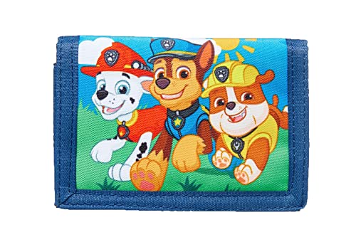 Paw Patrol Children's Blue Tri-Fold Wallet - Pups Rule