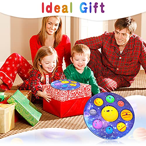vita dennis Popping Its Fidget Toy,Planetary Finger Push Bubble,Eight Planets Sensory Fidget Toys for Kids and Adults,Autism Special Needs Relieve Stress and Anxiety