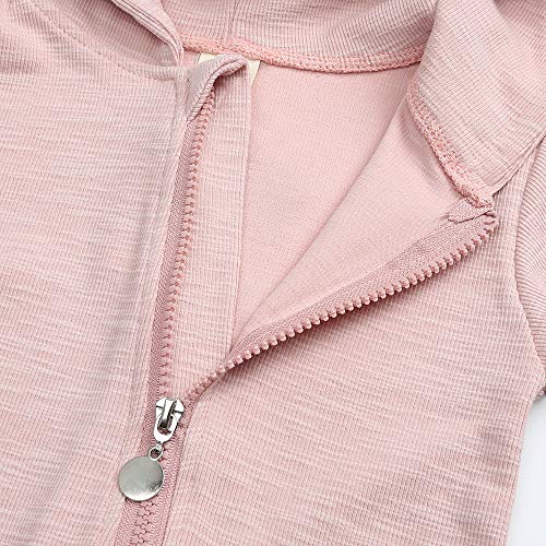 Kids Tales Baby Boys Girls Dinosaur Hoodie Romper Toddler Long Sleeve Zipper Jumpsuits One Piece Outfit