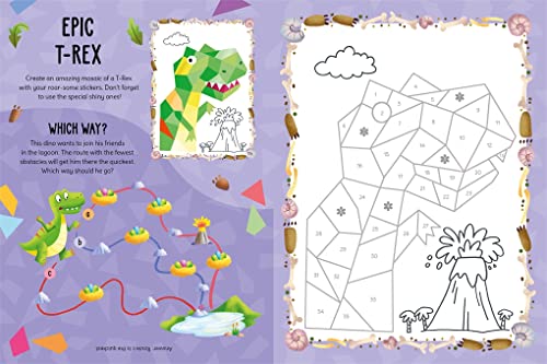 Epic Shiny Sticker Art (Mosaic Sticker by Numbers)