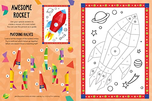 Epic Shiny Sticker Art (Mosaic Sticker by Numbers)