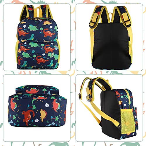 Kids Backpack, Dinosaur Backpack School Backpack Bags Children's Rucksack with Water Bottle Pockets Toddler Nursery Kindergarten Preschool Bookbag for 2-6 Years Old Boy Kids
