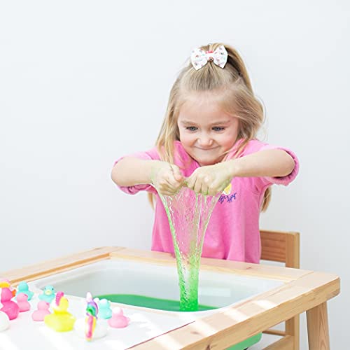 Dino Slime Play Green from Zimpli Kids, 2 x Dinosaur Figure Set, Magically turns water into gooey, colourful slime, Dinosaur Toys for Ages 3 and up, Slime Kit for Boys & Girls, STEM Educational Toy