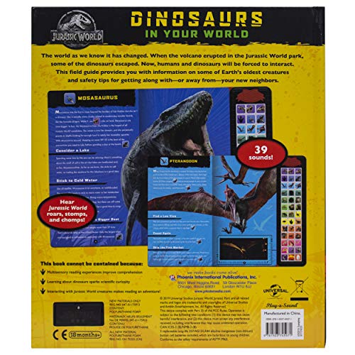 Jurassic World: Dinosaurs in Your World: A Field Guide (Play-A-Sound)