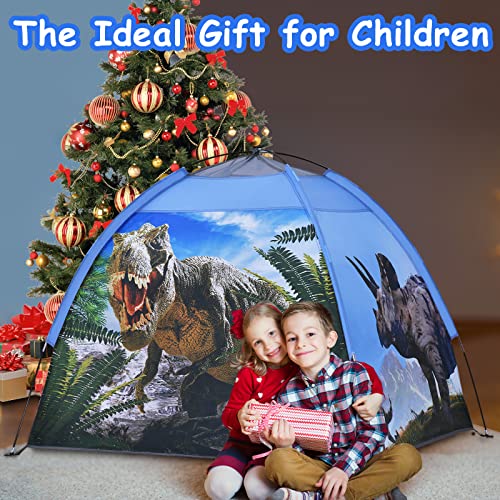 Ai-Uchoice Dinosaur Tent for Kids with Real Dinosaur Theme Kids Play Tent, Outdoor and Indoor Tent for Kids, Dinosaur Toys for Boys & Girls to Have Fun (bright dinosaur)