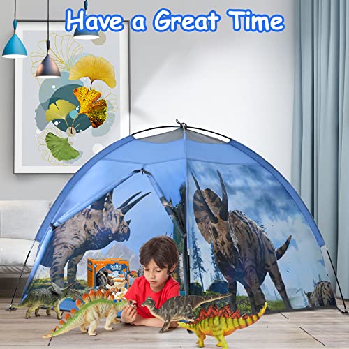 Ai-Uchoice Dinosaur Tent for Kids with Real Dinosaur Theme Kids Play Tent, Outdoor and Indoor Tent for Kids, Dinosaur Toys for Boys & Girls to Have Fun (bright dinosaur)