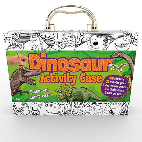 Dinosaur Activity Case | Dinosaur Activity Book | Dinosaur Stickers |Dinosaur Toys | Dinosaur Gifts for Boys | Dinosaur Play Sets | Kids Activities