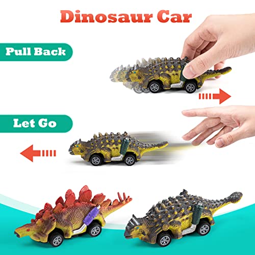 HahaGift Dinosaur Toys/ Games for Kids Age 3 4 5 6 7 Year Old Boy Toys, Dinosaur Figures Play Mat Set for Age 2-5 Gifts for 3-6 Year Old Girls