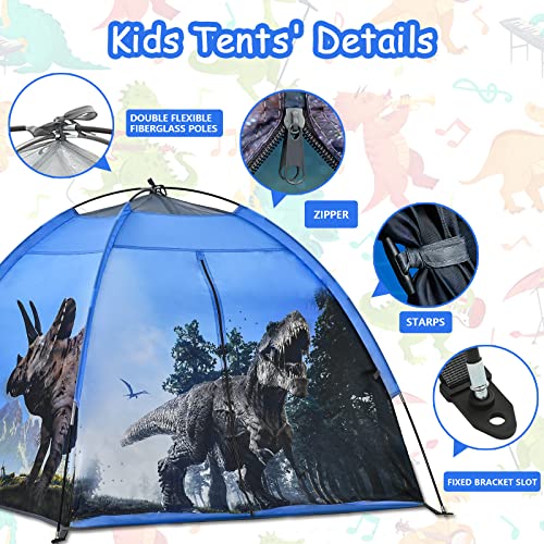 Ai-Uchoice Dinosaur Tent for Kids with Real Dinosaur Theme Kids Play Tent, Outdoor and Indoor Tent for Kids, Dinosaur Toys for Boys & Girls to Have Fun (bright dinosaur)