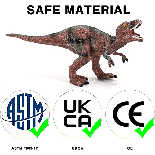 Innoocool Dinosaur Toys for Kids 3 Years Old and Up, Educational Realistic Dinosaur Figures with Activity Play Mat and Trees, Great Gifts for Boys and Girls Including 9 Big Dinosaur Figures