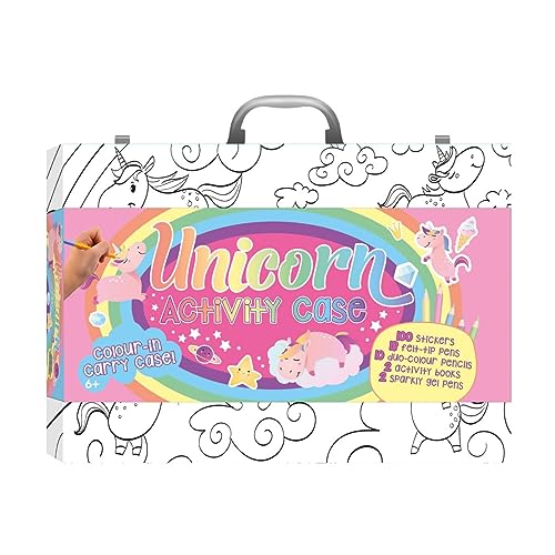 Unicorn Activity Case | Unicorn Activity Book | Unicorn Stickers |Unicorn Toys | Unicorn Gifts for Girls | Unicorn Play Sets | Kids Activities