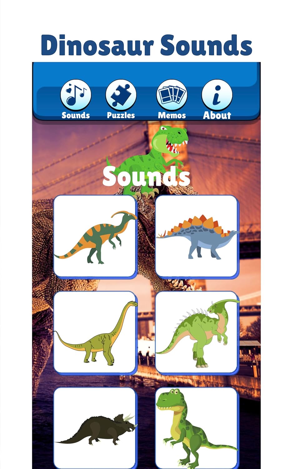 T-Rex Games Dinosaur For Kids Free 🦖: Jurassic World Games