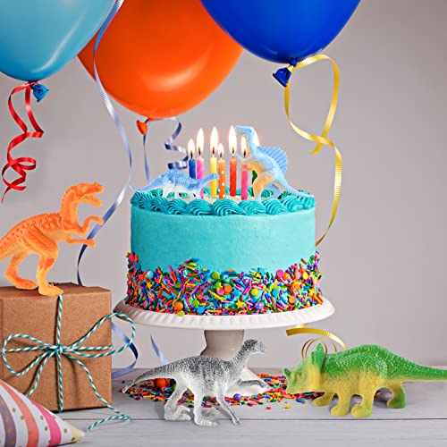 ELECLAND 39 PCS Mini Dinosaur Figures Toy for Kids Dinosaur Play Set Dinosaur Cupcake Toppers for Boys Girls Birthday Party Favors Baby Shower Party Decorations