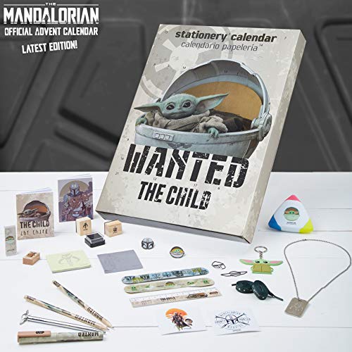 The Mandalorian Advent Calendar 2023, Baby Yoda Stationery Countdown Calendar, Star Wars Gifts for Boys