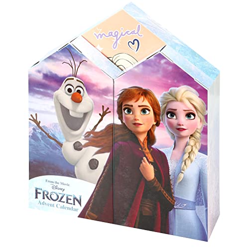 Templar Frozen Advent Calendar Kids Jewellery Hair Xmas Christmas Countdown Fun, Multicolor