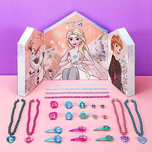 Templar Frozen Advent Calendar Kids Jewellery Hair Xmas Christmas Countdown Fun, Multicolor