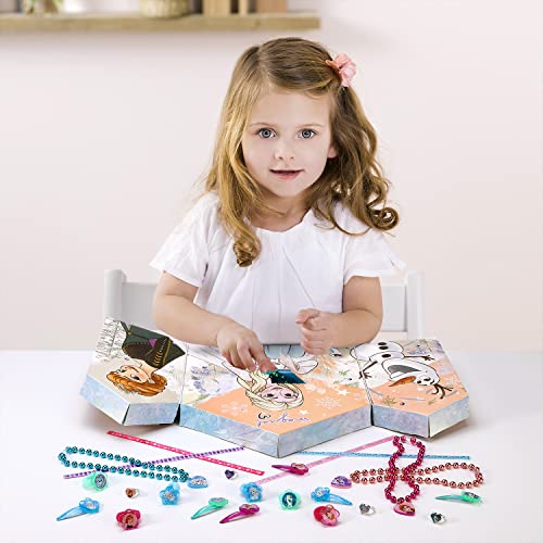 Templar Frozen Advent Calendar Kids Jewellery Hair Xmas Christmas Countdown Fun, Multicolor