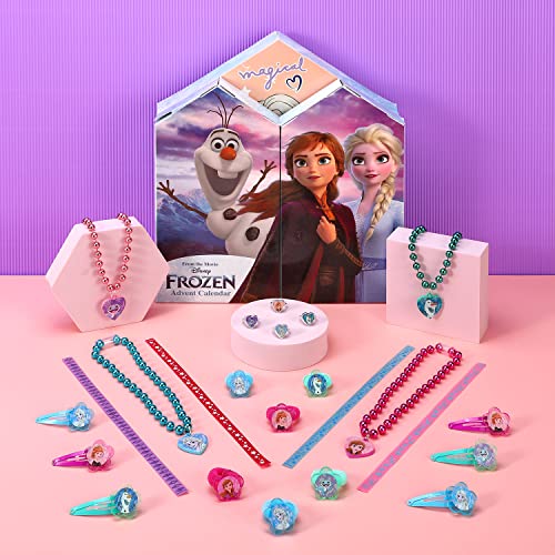 Templar Frozen Advent Calendar Kids Jewellery Hair Xmas Christmas Countdown Fun, Multicolor