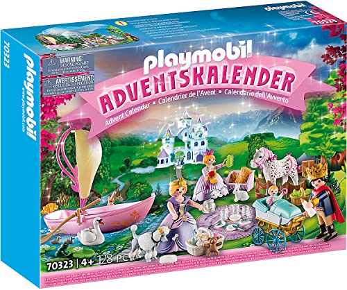 Playmobil 70323 Advent Calendar - Royal Picnic; 128 pc, for children 4+