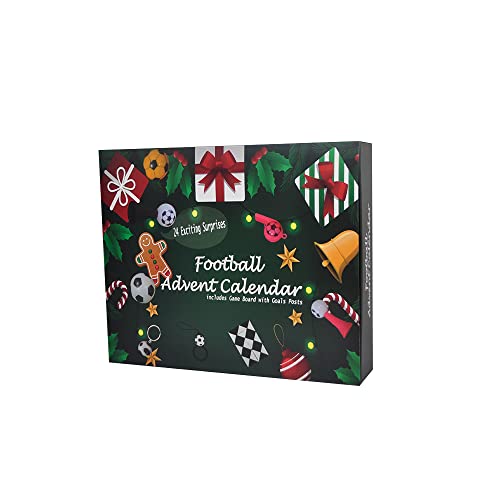 Sly Sippy Football Advent Calendar 2023 with 24 Exciting Gifts & Surprises| Advent Calendar with Game Board| 2023 Women’s World Cup Football Gifts for Football Fans | Christmas Gifts for Rugby Fans
