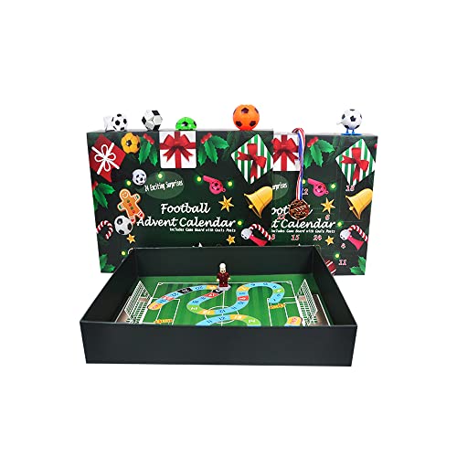 Sly Sippy Football Advent Calendar 2023 with 24 Exciting Gifts & Surprises| Advent Calendar with Game Board| 2023 Women’s World Cup Football Gifts for Football Fans | Christmas Gifts for Rugby Fans