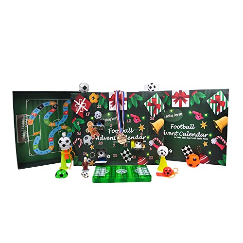 Sly Sippy Football Advent Calendar 2023 with 24 Exciting Gifts & Surprises| Advent Calendar with Game Board| 2023 Women’s World Cup Football Gifts for Football Fans | Christmas Gifts for Rugby Fans