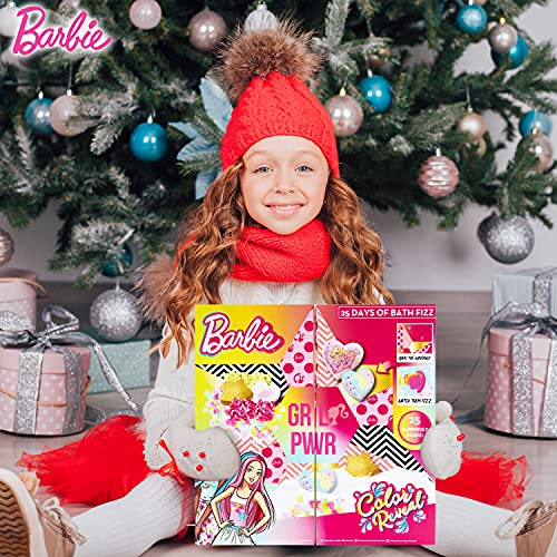 Barbie Advent Calendar, Bath Bombs Advent Calendar 2023 for Christmas, 25 Bath Bombs for Kids Girls, Xmas Gifts for Kids