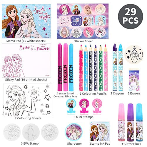 Frozen Advent Calendar Creative Art & Craft Stationery Set Kids Xmas Christmas Countdown Xmas Fun