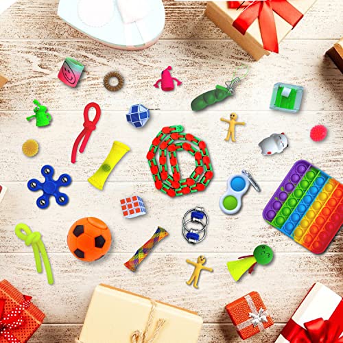Fidget Toy Advent Calendar including 24 Days of Sensory and Fidget Toys in One Christmas Countdown Calendar Designed in the UK
