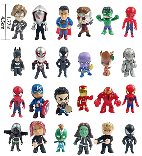 2022 Advent Calendar for Kids, Christmas Countdown Superhero Miniature Figures Toys 24 Days Xmas Countdown Gifts for Teen Boys and Girls (Color : B)