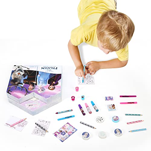 Frozen Advent Calendar Creative Art & Craft Stationery Set Kids Xmas Christmas Countdown Xmas Fun