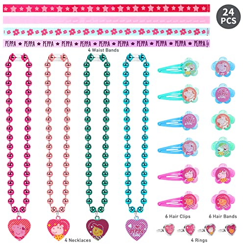 Templar Peppa Pig Advent Calendar Kids Jewellery Hair Xmas Christmas Countdown Fun, Multicoloured